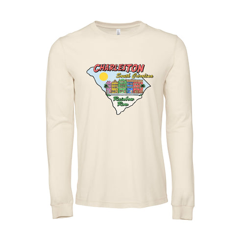 Rainbow Row Long Sleeve Tee