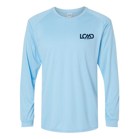 Lowcountry Mahi: Long Sleeve Performance T-Shirt (Unisex)