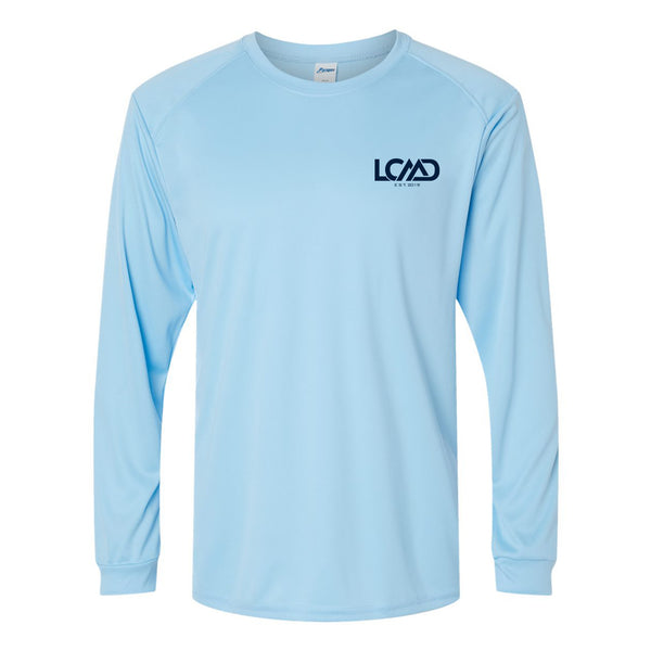 Lowcountry Mahi: Long Sleeve Performance T-Shirt (Unisex)