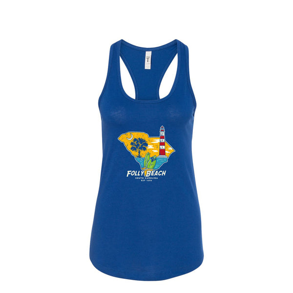 Folly Breeze: Racerback Tank (Women)