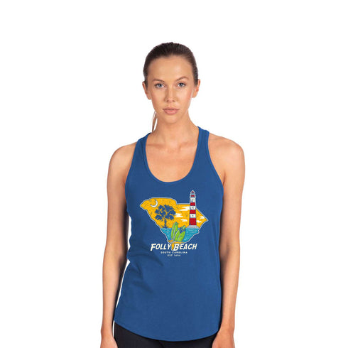 Folly Breeze: Racerback Tank (Women)